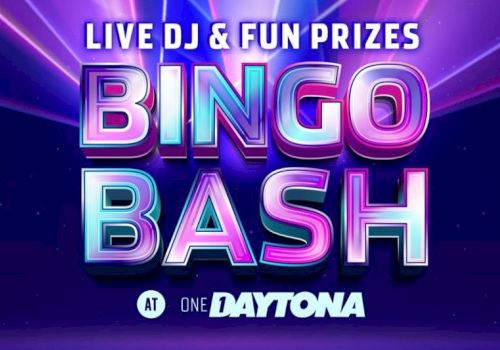 The image promotes a "Bingo Bash" at One Daytona with live DJ and fun prizes.