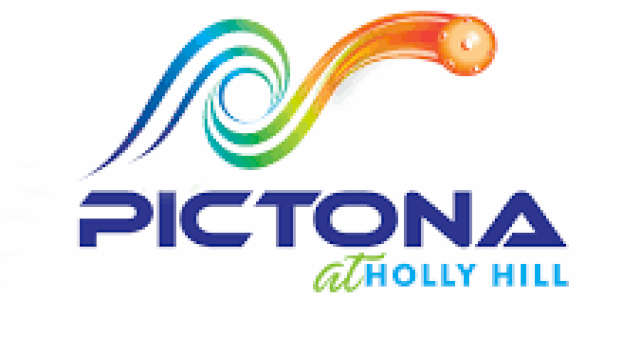Logo of Pictona at Holly Hill, featuring a colorful swoosh design above the text.