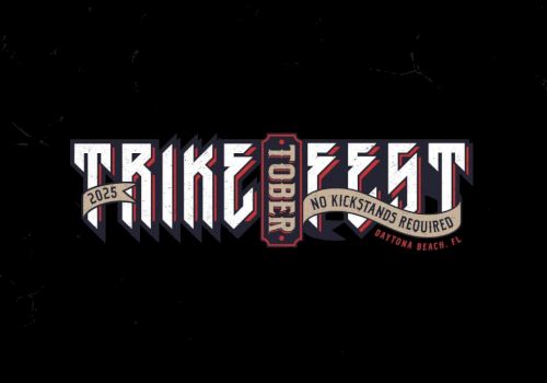 The image features the text "Triketoberfest" with a ribbon stating "No Regrets Allowed," set against a black background.