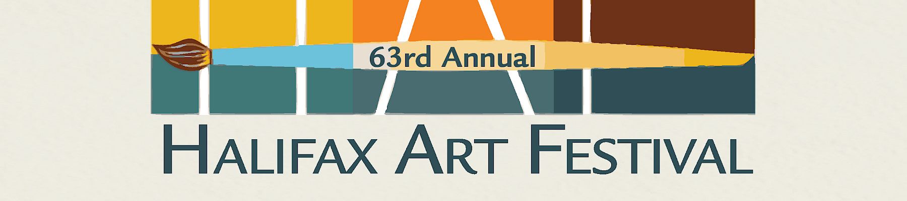 The image is a flyer for the 63rd Halifax Art Festival, occurring November 1-2 on Beach Street, Daytona Beach.